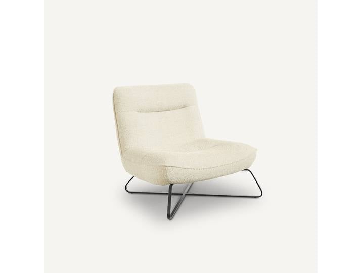 AM.PM Fauteuil tissu bouclette, HELMA Beige Ecru