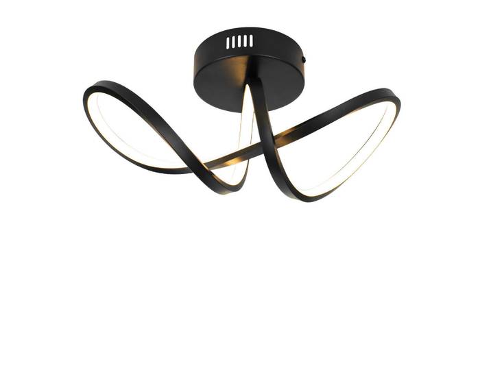 Nettlife Led-Deckenleuchte Marburg 34/14.5/17 cm, Schwarz, Metall, LED integrated, 14.5x17x34 cm, Lampen & Leuchten, LED Beleuchtung, LED-Deckenleuchten