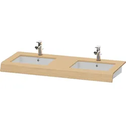 Duravit DuraStyle Waschtisch-Konsole DS829C03030 55x80x10cm, 2 Ausschnitte, Eiche natur
