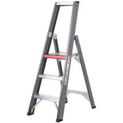 Altrex, Leiter + Gerüst, Alu-Stufenstehleiter, einseitig begehbar (Stehleiter, 74 cm)