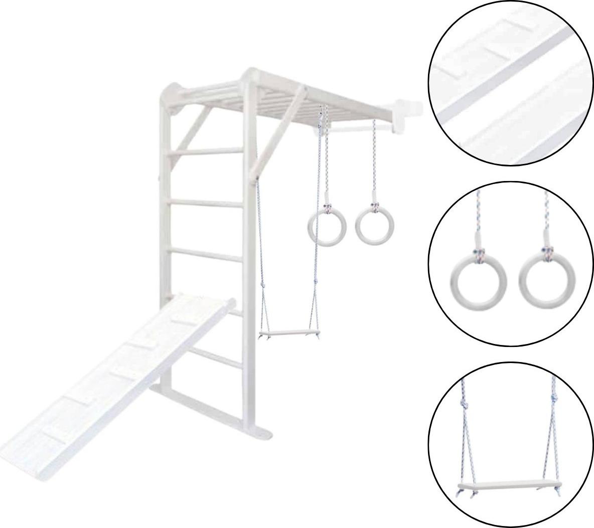 Sprossenwand Indoor Gymnastikleiter für Zuhause - Vielseitig