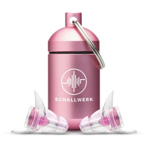 Schallwerk Ohrstöpsel Women+, SNR 24 dB, zum Arbeiten und Reisen, 1 Paar