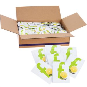 Böttcher-AG Erfrischungstücher 31513, einzeln verpackt, mit Zitronenduft, 1000 Stück