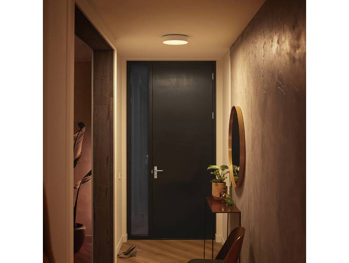 Hue Enrave S Plafonnier White Amb. White - Philips Hue - Salon / séjour - Moderne - Métal - Rond