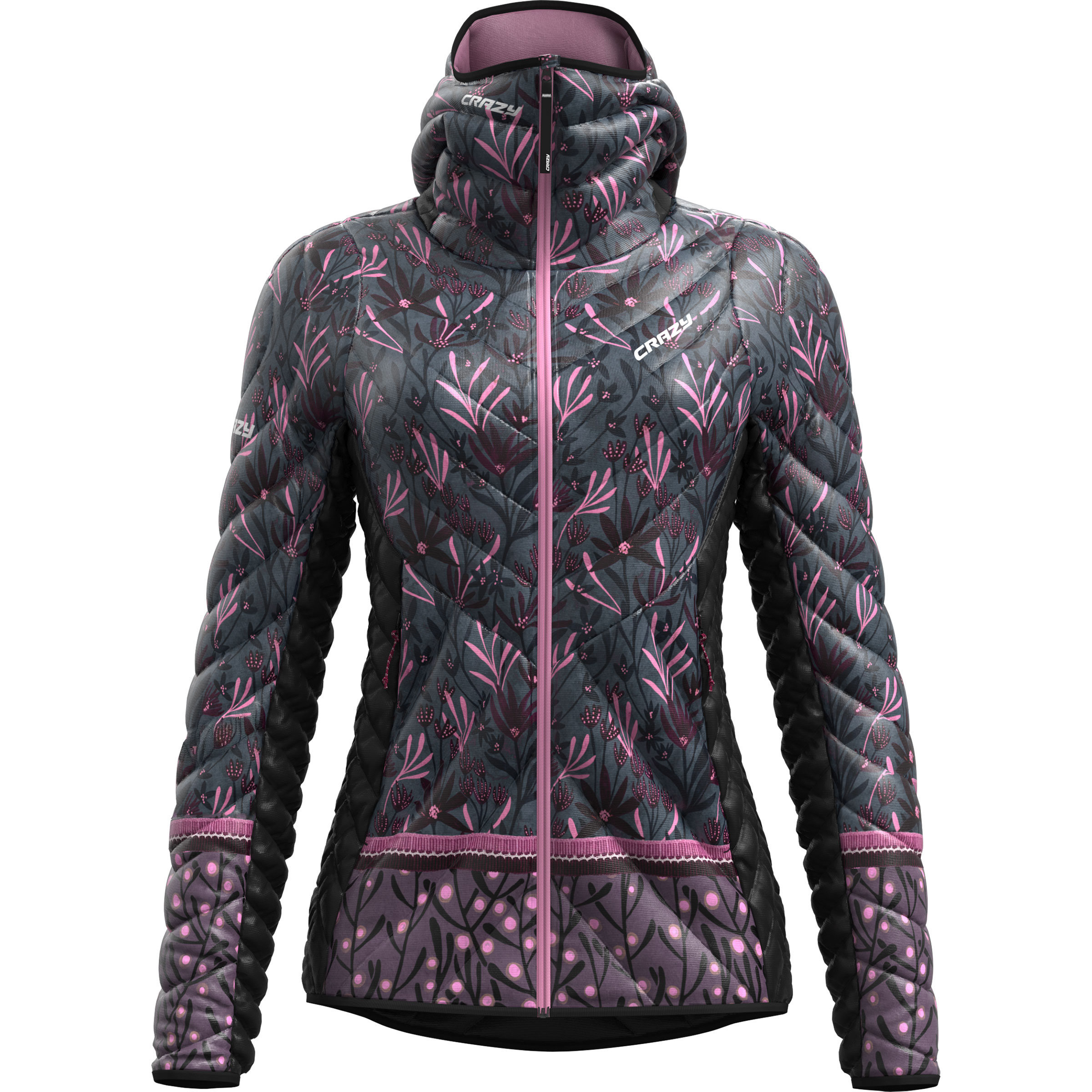 Crazy Wonder Magic Damen Isolationsjacke schwarz Größe XS Trekking Winddicht Pertex