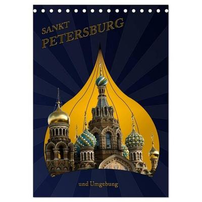 St. Peterburg und Umgebung (Tischkalender 2027 DIN A5 hoch), CALVENDO Monatskalender