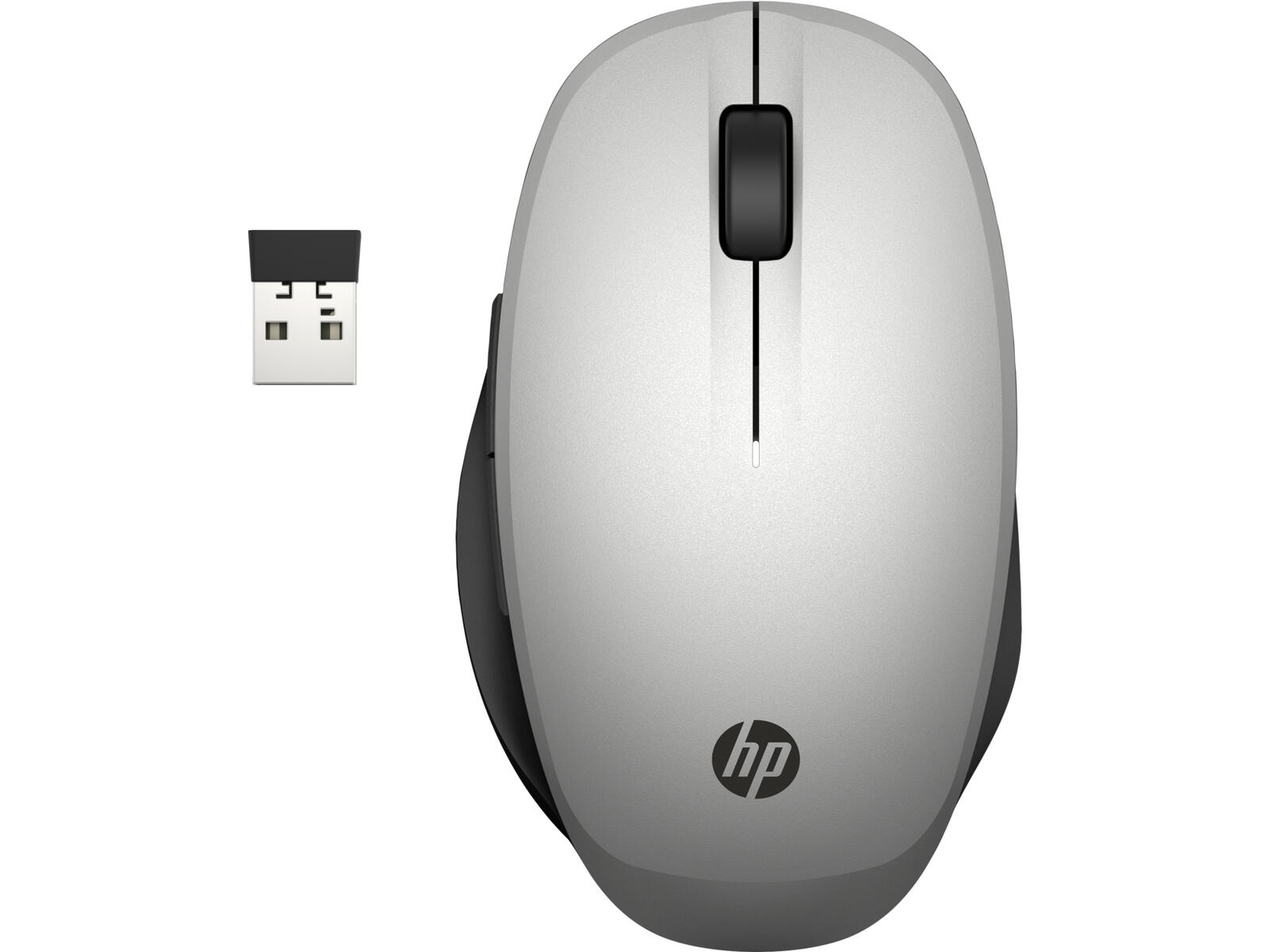 HP Inc. HP Dual Mode Maus silber 6CR72AA#ABB