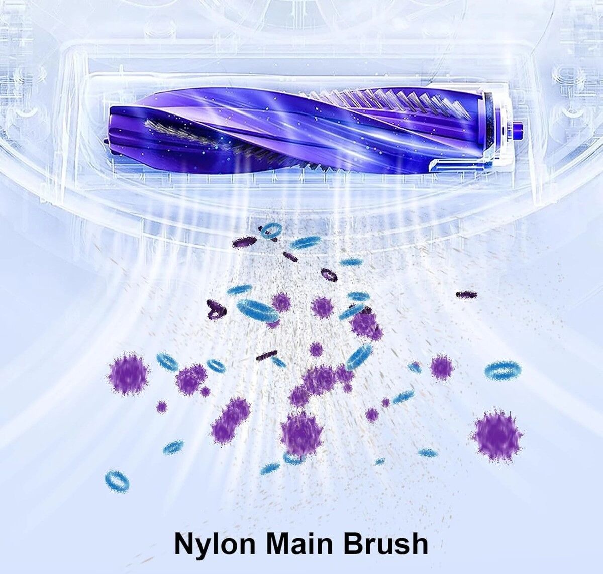 INF Kit de remplacement de brosse principale compatible avec Narwal Freo X Plus et Z Ultra – Brosse principale et capot en