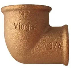 Viega Rotguss Winkel 90° IG/IG 1" x 3/4" - Nr. 3090