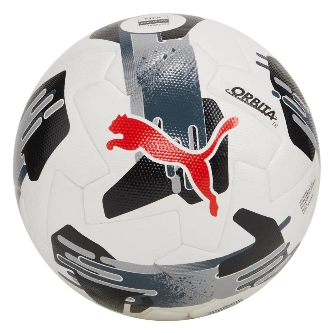 Puma Piłka nożna Orbita 1 TB FIFA Quality Pro biało-szara 84322 02 5 (5) (142110 5)