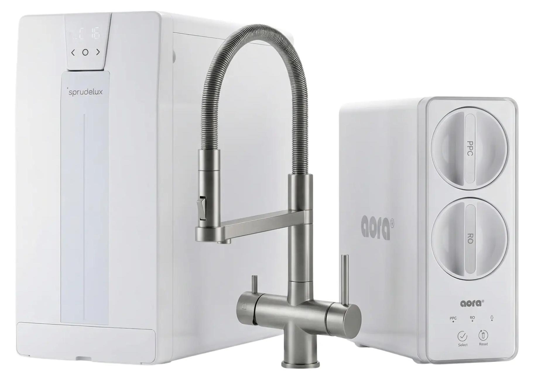 SPRUDELUX POWER SODA GT600 Untertisch STATEMENT Edelstahl ohne CO₂