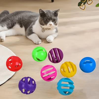 Market Central Jingle Ball Cat Toy Hollow Colorful Interactive Cat Toy For Indoor Play Jingle Ball Cat Toy Hollow Colorful Interactive Cat Toy For Indoor Play