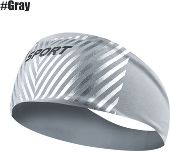 Inspire Picks Absorbent Sports Sweat Headband For Running, Gym, Yoga & Outdoor Fitness gray