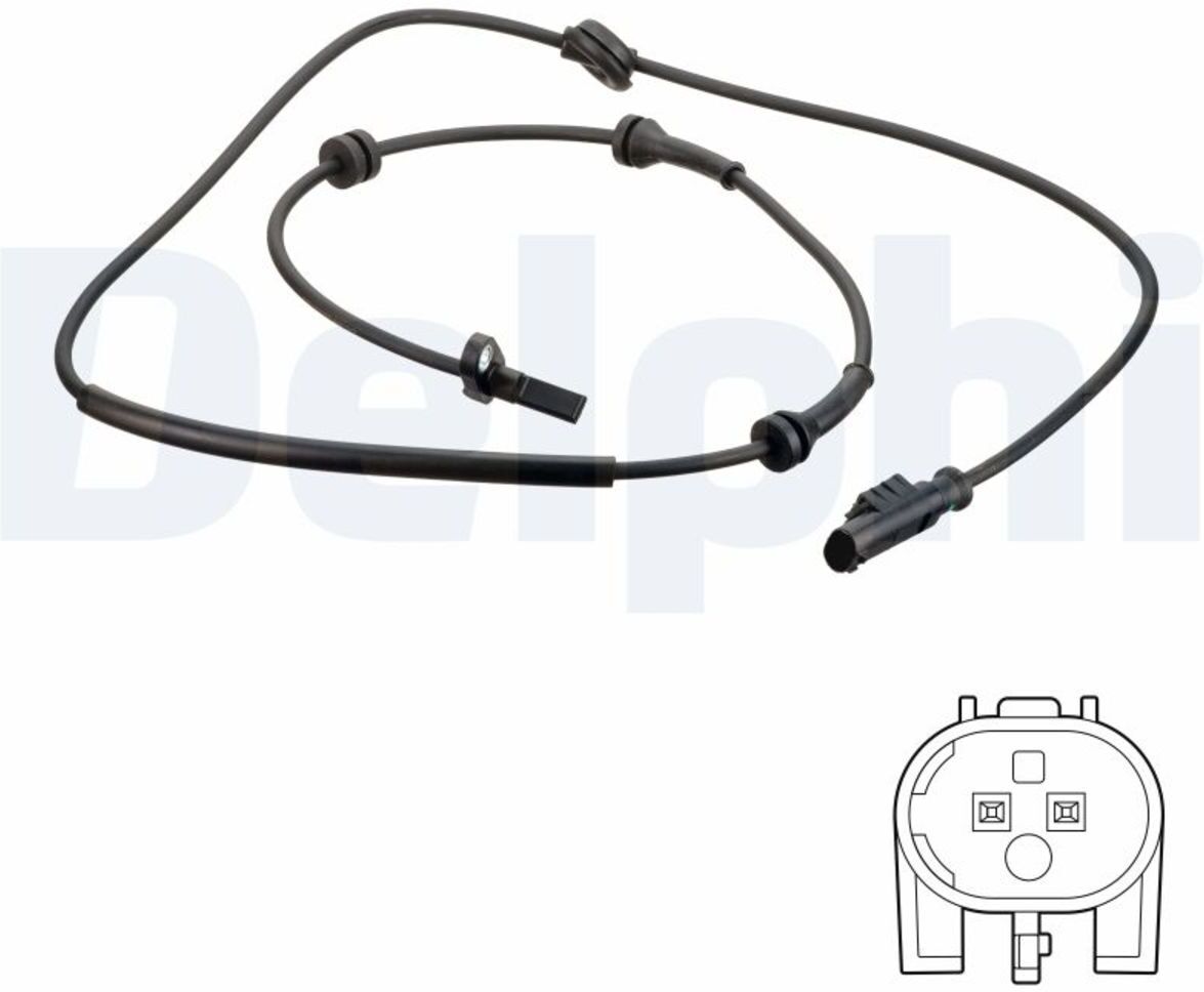 Sensor, Raddrehzahl DELPHI SS20639