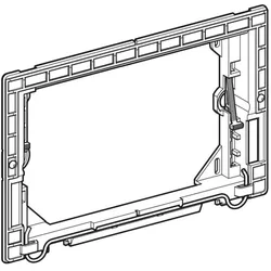 Geberit Sigma80 Befestigungsrahmen 242617001 eckig