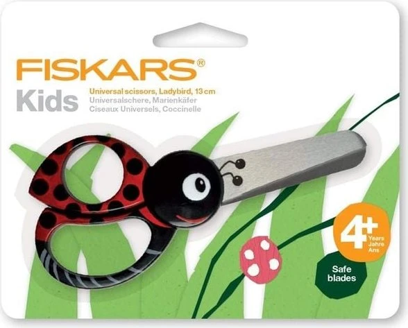 Fiskars Kids Animal Scissors - Ladybird