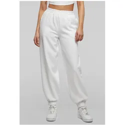 Build Your Brand, Damen, Sporthose, Ladies High Waist Ballon Sweat Pants (L), Weiss