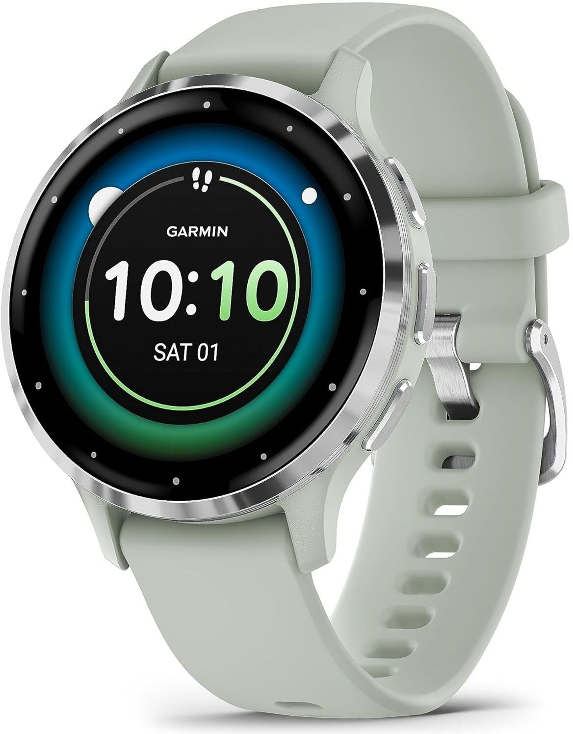 Garmin Venu 3S AMOLED GPS Smartwatch, Advanced Health & Fitness Features, Music Storage, Voice Functionality, Up to 10 Days Battery Life, Sage Grey, New