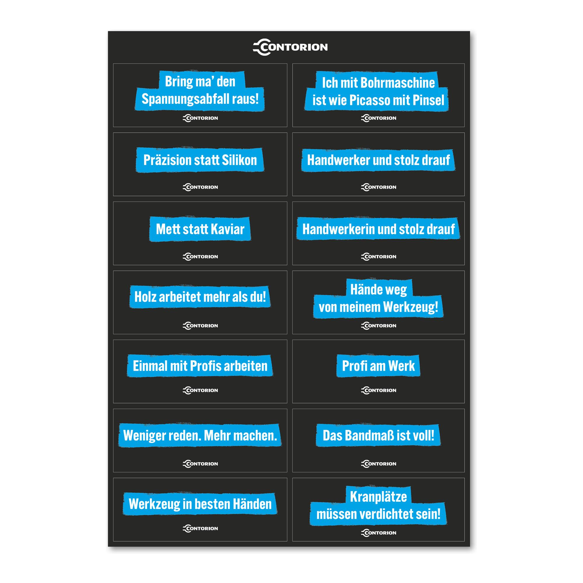 Contorion Stickerbogen, A4, 210 x 297 mm (4251709699996)