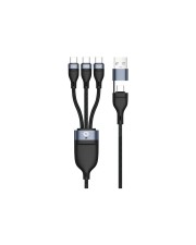 Conceptronic Kabel USB-C/A 3.0 -> 3-in-1 100W 1.50m 480Mbps Digital/Daten 1,5 m (ETTA06B15)