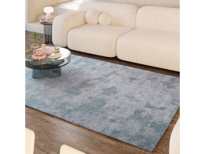 Homie Living Sienna rechteckig 20 mm Höhe Hochflor, Microfaser, uni, weich & kuschelig, Wohnzimmer, Schlafzimmer