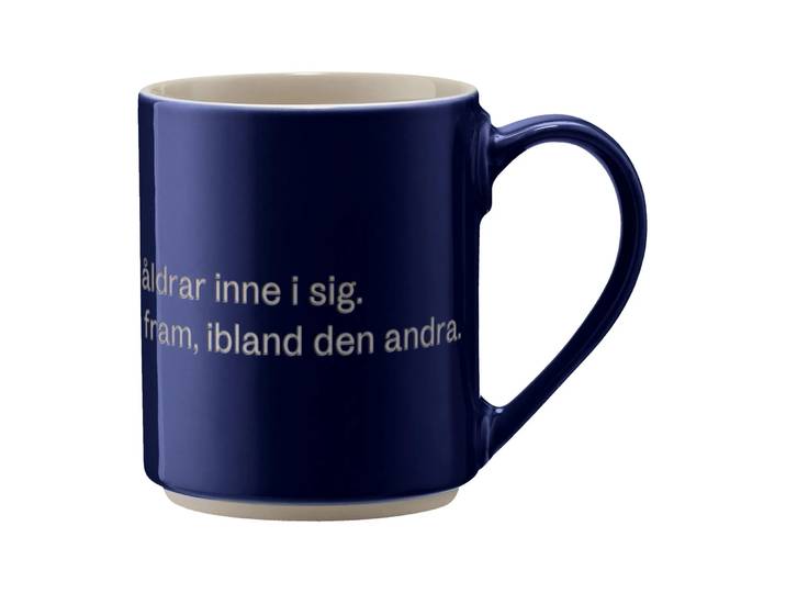 Design House Stockholm Mug Astrid Lindgren, Man har ju alla åldrar Texte en suédois