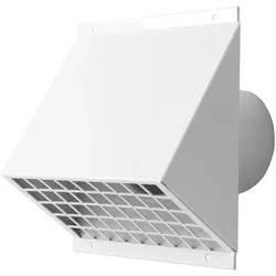 Kermi x-well Wetterschutzgitter NW 160, Aluminium, weiß