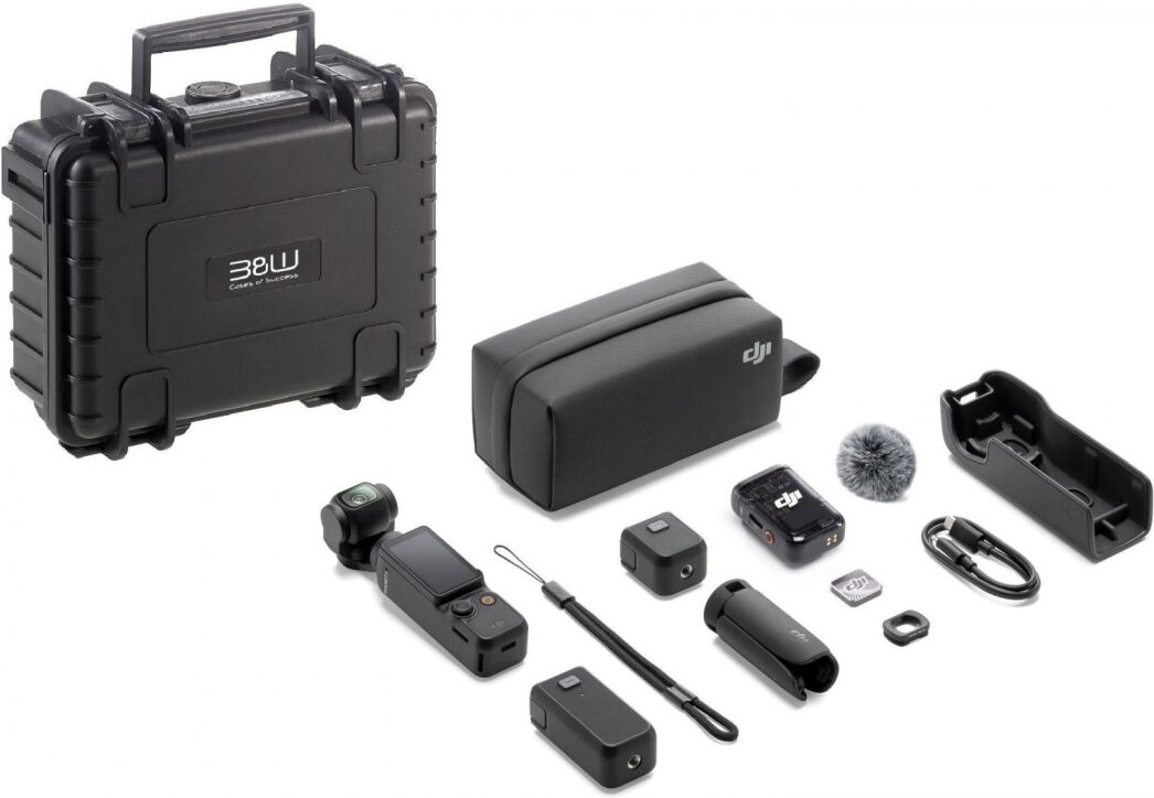DJI Osmo Pocket 3 Creator Combo + B&W Case Schwarz