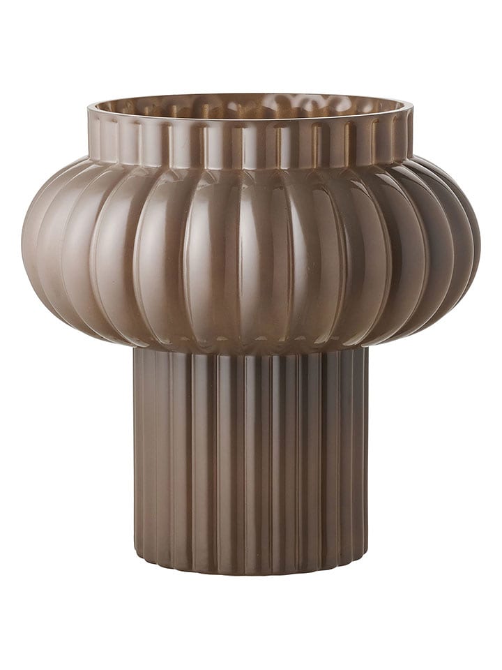 House Nordic Vase in Braun - (H)27 x Ø 27 cm - onesize