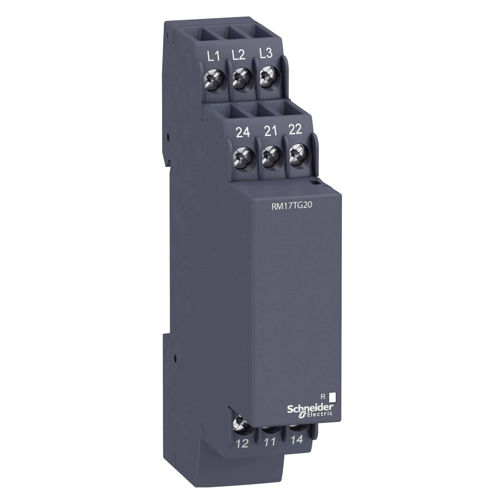 Schneider Electric Phasenfolge- und Phasenausfallrelais 5A 2P 200-500V (RM17TG20) (RM17TG20)