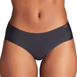 Under Armour 3P Pure Stretch No Show Hipster Schwarz Medium Damen
