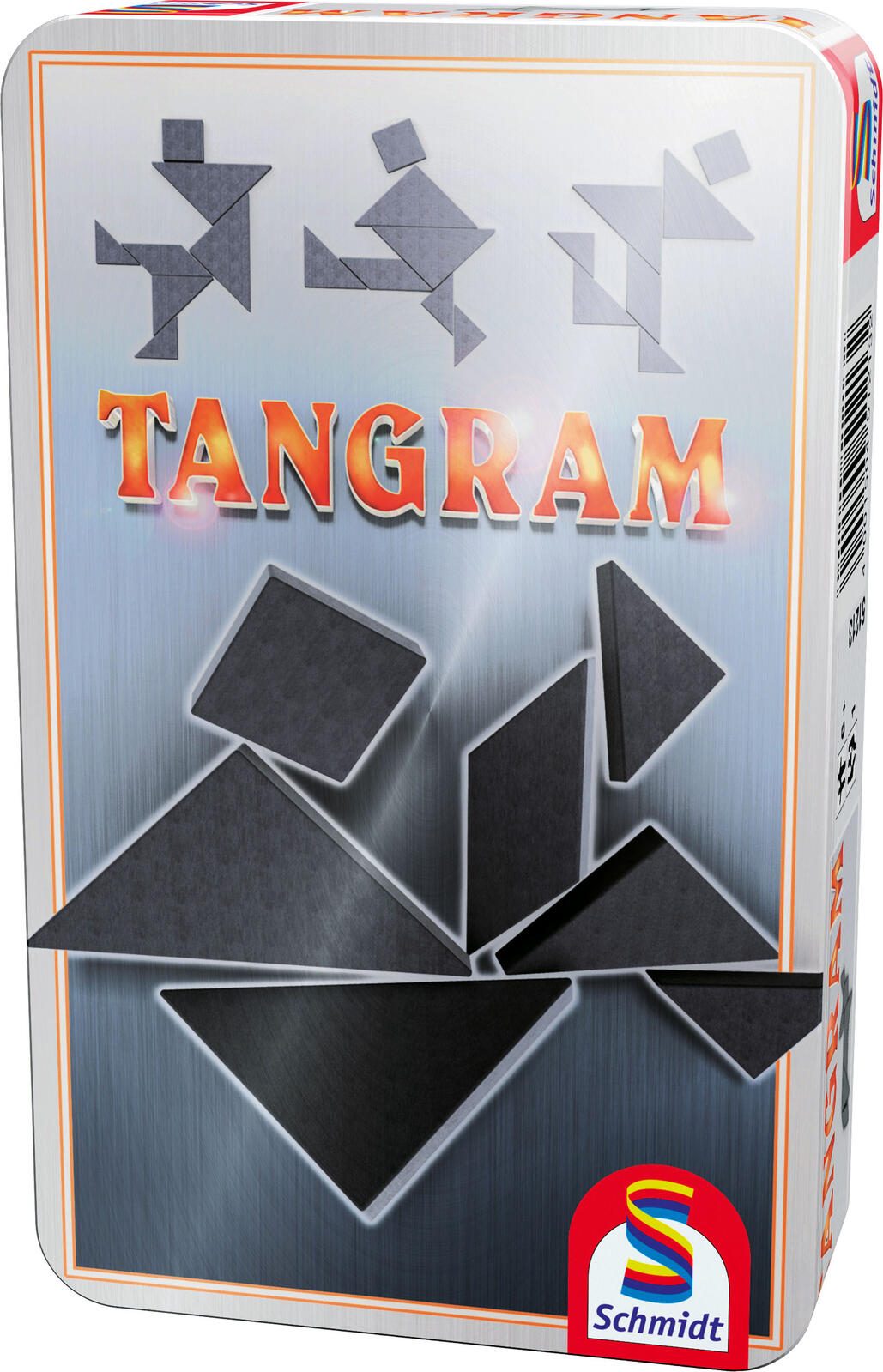 Schmidt MBS Tangram in Metalldose Geschicklichkeitsspiel 51213