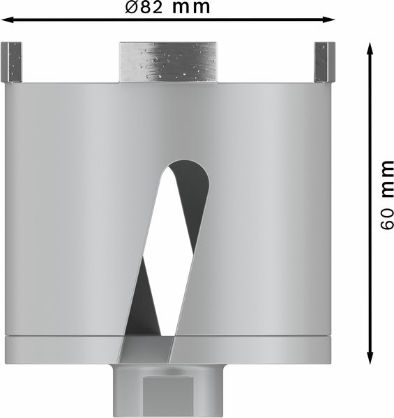 Bosch PRO Socket Core Cutter dry, 82 x 60 mm, M16-Gewinde 2608599048