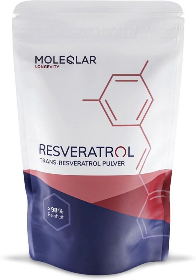 Moleqlar Resveratrol Trans-Resveratrol Pulver 30g