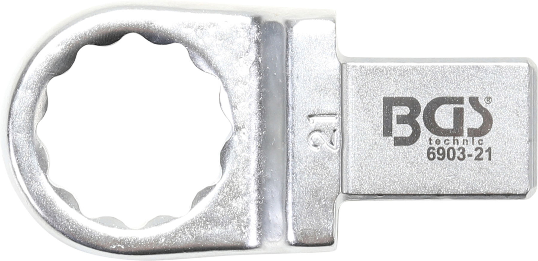 BGS Einsteck-Ringschlüssel 6903-21, 21 mm, Aufnahme 14 x 18 ; BGS technic)