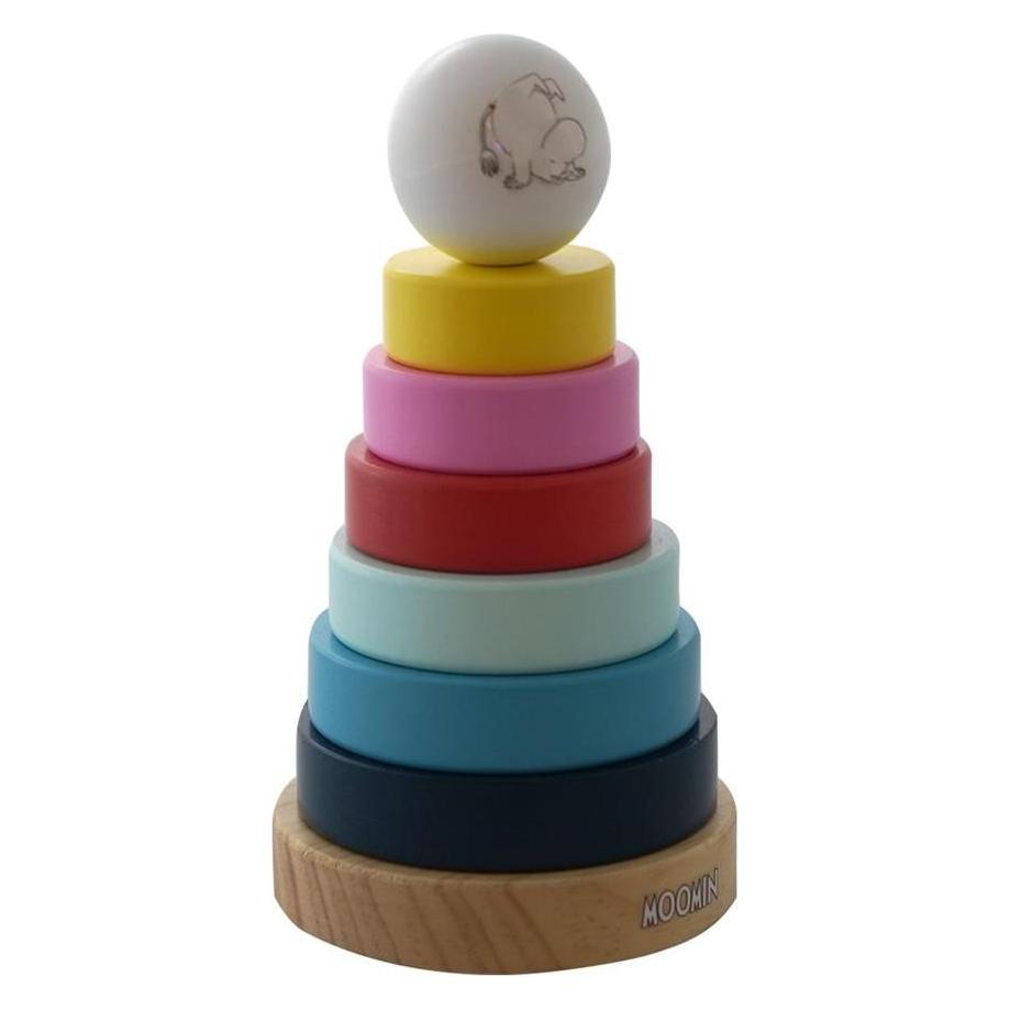 Barbo Toys Barbie Spielzeug Holzturm Mumin-Pyramide (7280)
