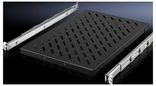 Rittal 5501.715 19 Zoll Netzwerkschrank-Geräteboden 1.5 HE variable Befestigungsschienen Geeignet für Schranktiefe: ab 600mm