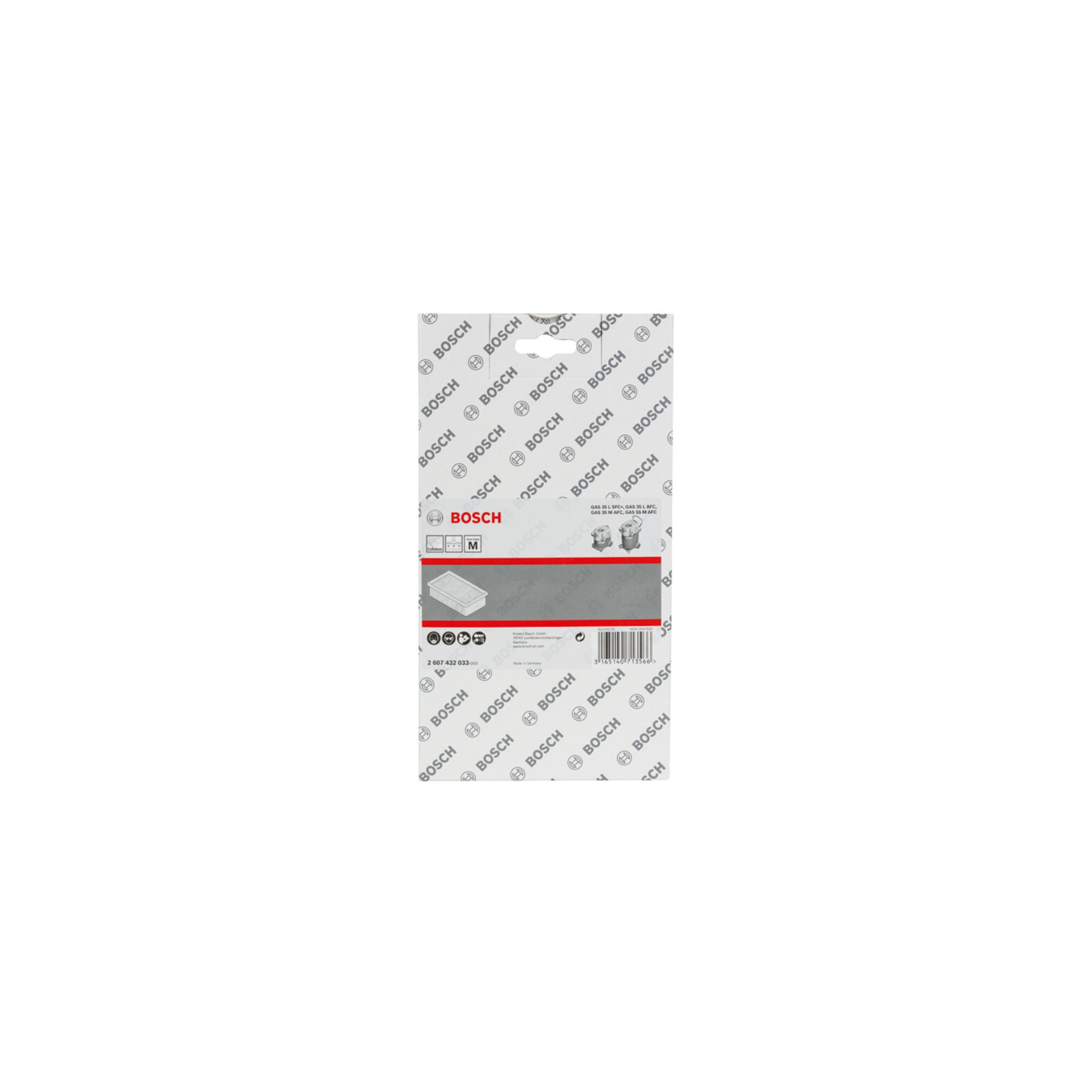 BOSCH Flachfaltenfilter Zellulose 6150 cm², 240 x 140 x 56 mm (2607432033)
