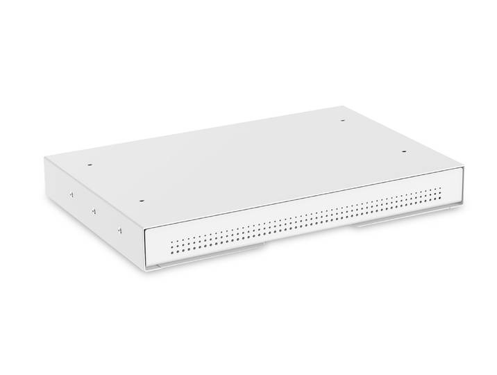 Untertisch Schublade Slimline Weiß