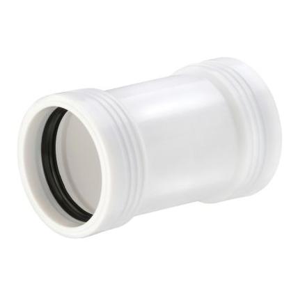 Wavin WAFIX Doppelsteckdose PP 40mm - weiss PP (1440205)
