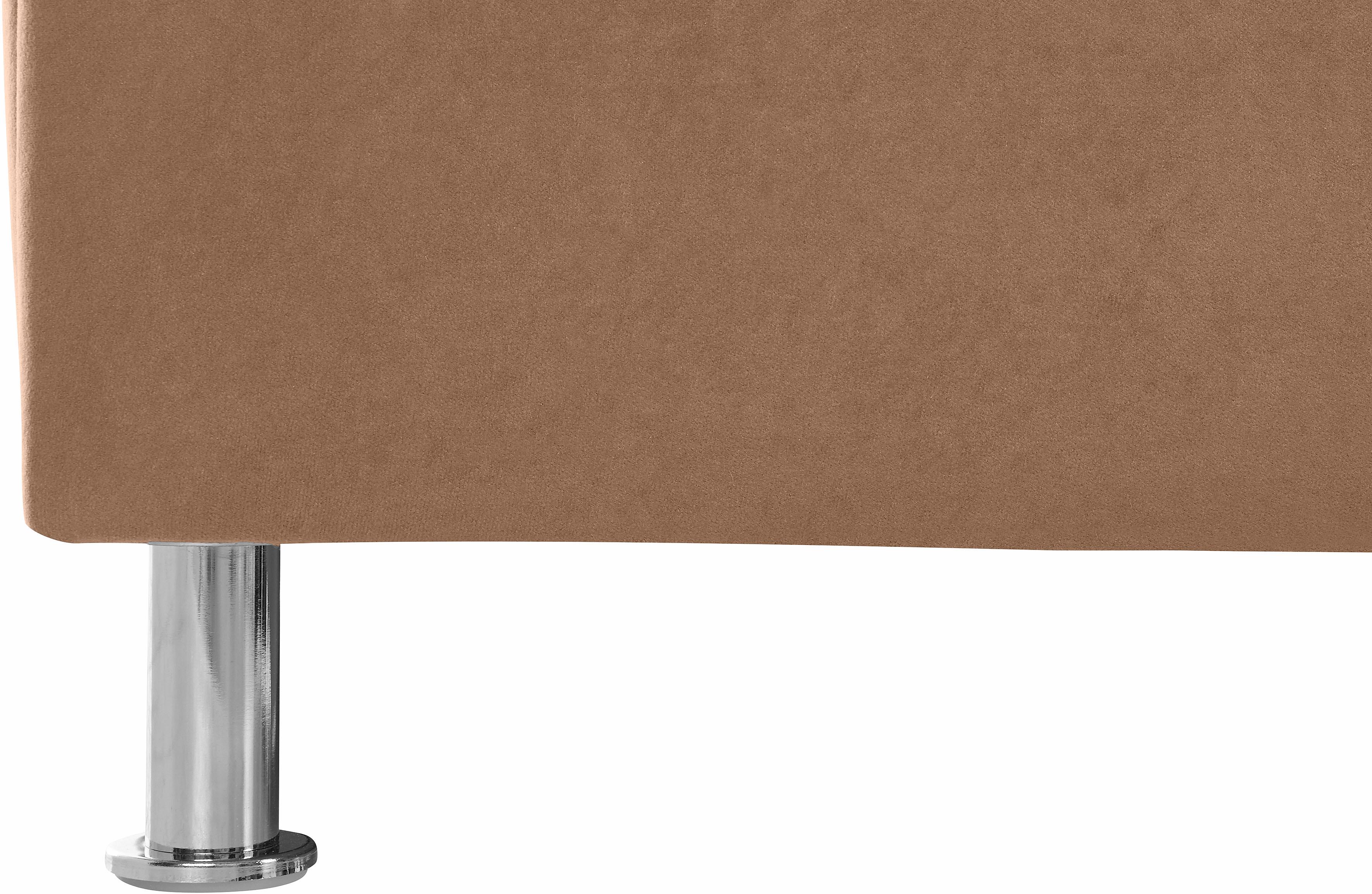 Westfalia Schlafkomfort braun Liegefläche Länge B: 200cm x 180cm, Microfaser Rahmenhöhe 34cm, Höhe Bettseite: 34cm, ohne Matratze kein Härtegrad
