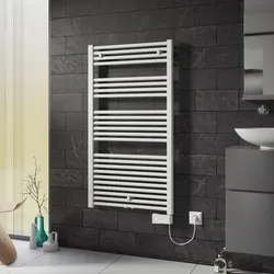 XIMAX Elektrobetrieb Badheizkörper Alpha - Typ 6.1 (Heizpatrone mit Steuerung) - 1121 x 600 mm, 600 Watt - 600 Watt