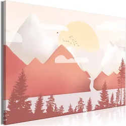 Artgeist, Bilder, Landscape at Sunset (1 Part) Wide (120 x 80 cm)
