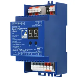 Rutec DALI-2 Push Dimm-Aktor DC REG DALI-2 DT6 für 12/24V, mehrfarbig RU-80775-V2