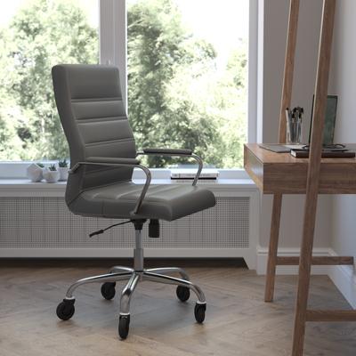 Lancaster Home Executive Chair on Skate Wheels