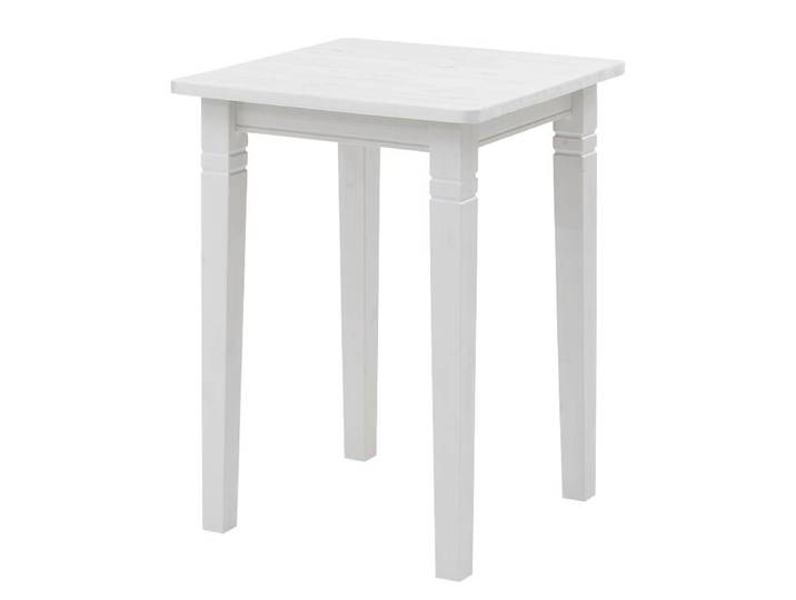 Bartisch 78cm Weiß/Kiefer Weiß
