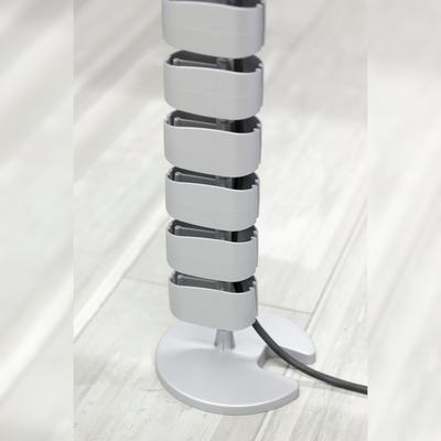 Hammerbacher-Kabelführung vertikal Silber-VCKVE/S
