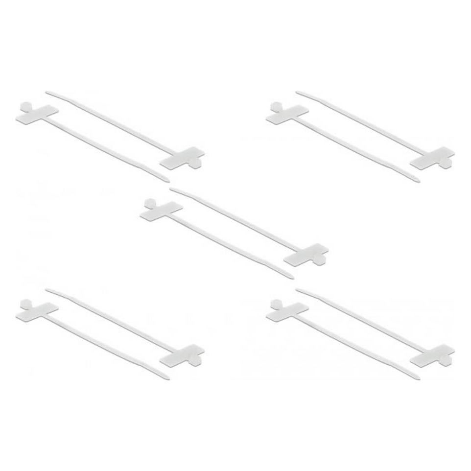 Delock Cable Tie with Label Tap (100 mm, 10 Stk.) (18954)