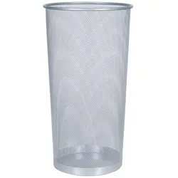 Schirmständer rund, 22,6l, metallic silber Q-CONNECT KF00828