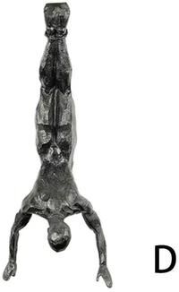 Inspired Living Climbing Athlete Wall Sculpture Modern Resin 3D Wall Art Decor d